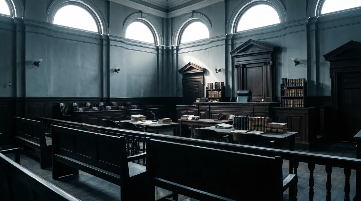 黑料不 - 法庭内部法律诉讼场景
